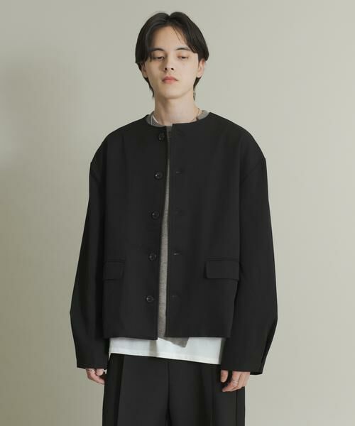 SENSE OF PLACE by URBAN RESEARCH / センスオブプレイス バイ アーバンリサーチ その他アウター | コンフォートクルーネックジャケット | 詳細3