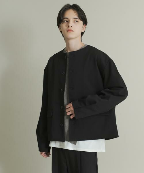 SENSE OF PLACE by URBAN RESEARCH / センスオブプレイス バイ アーバンリサーチ その他アウター | コンフォートクルーネックジャケット | 詳細4