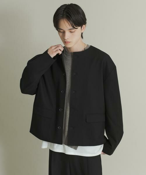 SENSE OF PLACE by URBAN RESEARCH / センスオブプレイス バイ アーバンリサーチ その他アウター | コンフォートクルーネックジャケット | 詳細5