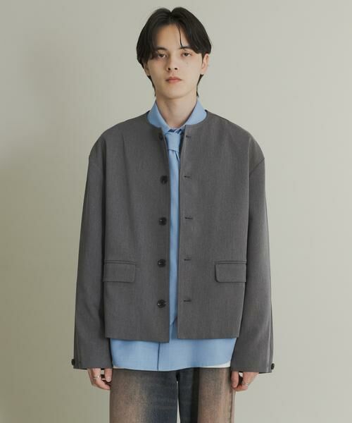 SENSE OF PLACE by URBAN RESEARCH / センスオブプレイス バイ アーバンリサーチ その他アウター | コンフォートクルーネックジャケット | 詳細11