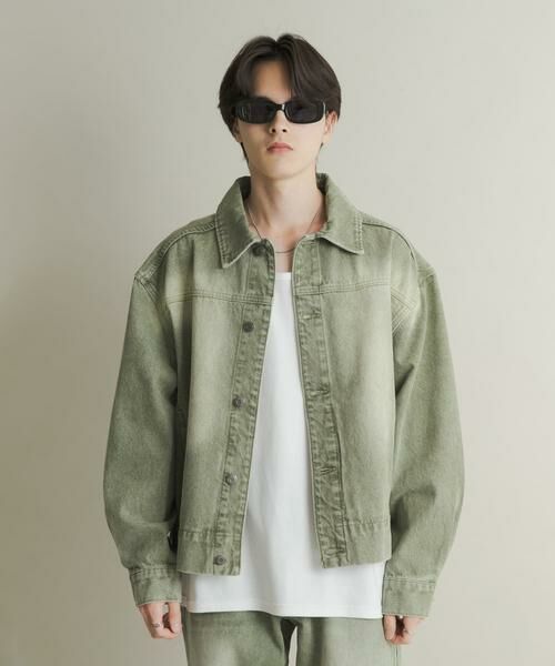 SENSE OF PLACE by URBAN RESEARCH / センスオブプレイス バイ アーバンリサーチ Gジャン・デニムジャケット | ツイストデニムブルゾン | 詳細1