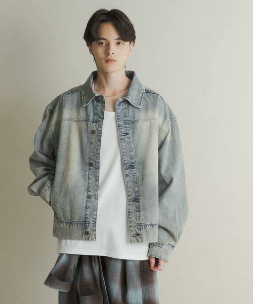 SENSE OF PLACE by URBAN RESEARCH / センスオブプレイス バイ アーバンリサーチ Gジャン・デニムジャケット | ツイストデニムブルゾン | 詳細14