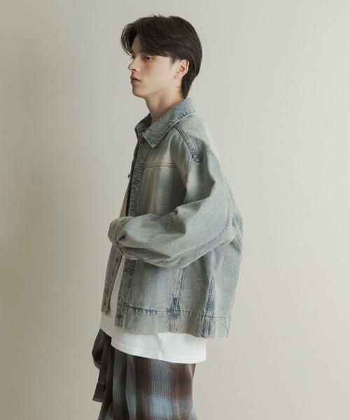 SENSE OF PLACE by URBAN RESEARCH / センスオブプレイス バイ アーバンリサーチ Gジャン・デニムジャケット | ツイストデニムブルゾン | 詳細15