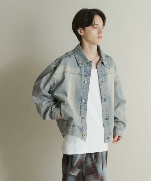 SENSE OF PLACE by URBAN RESEARCH / センスオブプレイス バイ アーバンリサーチ Gジャン・デニムジャケット | ツイストデニムブルゾン | 詳細18