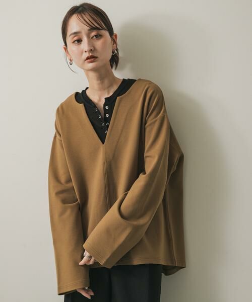 SENSE OF PLACE by URBAN RESEARCH / センスオブプレイス バイ アーバンリサーチ その他トップス | スキッパールーズトップ | 詳細1