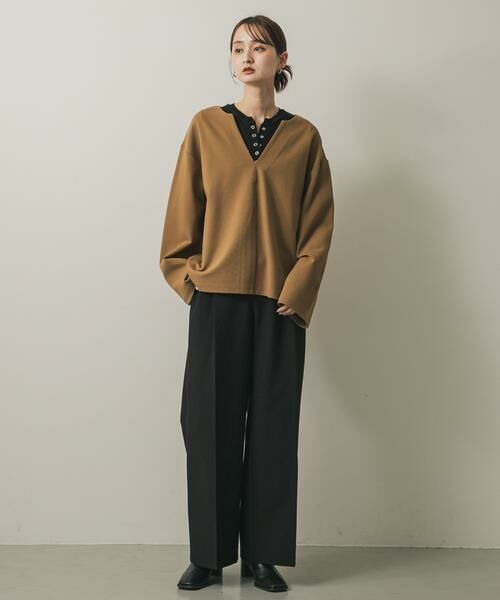 SENSE OF PLACE by URBAN RESEARCH / センスオブプレイス バイ アーバンリサーチ その他トップス | スキッパールーズトップ | 詳細4