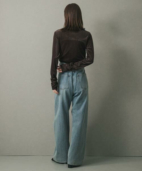 SENSE OF PLACE by URBAN RESEARCH / センスオブプレイス バイ アーバンリサーチ Tシャツ | ギャザースリーブベロアTシャツ | 詳細4