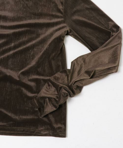 SENSE OF PLACE by URBAN RESEARCH / センスオブプレイス バイ アーバンリサーチ Tシャツ | ギャザースリーブベロアTシャツ | 詳細7