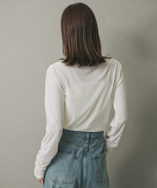 SENSE OF PLACE by URBAN RESEARCH / センスオブプレイス バイ アーバンリサーチ Tシャツ | ギャザースリーブベロアTシャツ | 詳細14