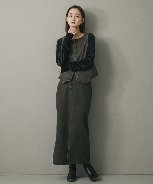 SENSE OF PLACE by URBAN RESEARCH / センスオブプレイス バイ アーバンリサーチ Tシャツ | ギャザースリーブベロアTシャツ | 詳細22