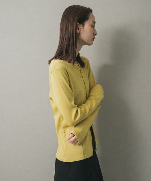 SENSE OF PLACE by URBAN RESEARCH / センスオブプレイス バイ アーバンリサーチ Tシャツ | フロントボタンリブトップ | 詳細3