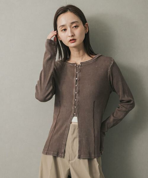 SENSE OF PLACE by URBAN RESEARCH / センスオブプレイス バイ アーバンリサーチ Tシャツ | フロントボタンリブトップ | 詳細12