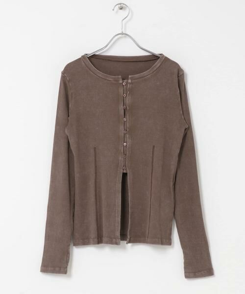 SENSE OF PLACE by URBAN RESEARCH / センスオブプレイス バイ アーバンリサーチ Tシャツ | フロントボタンリブトップ | 詳細16