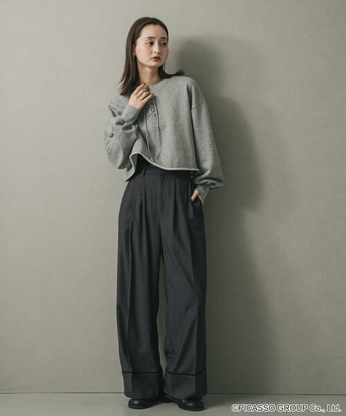 SENSE OF PLACE by URBAN RESEARCH / センスオブプレイス バイ アーバンリサーチ Tシャツ | PICASSOレースアップクロップドトップ | 詳細5