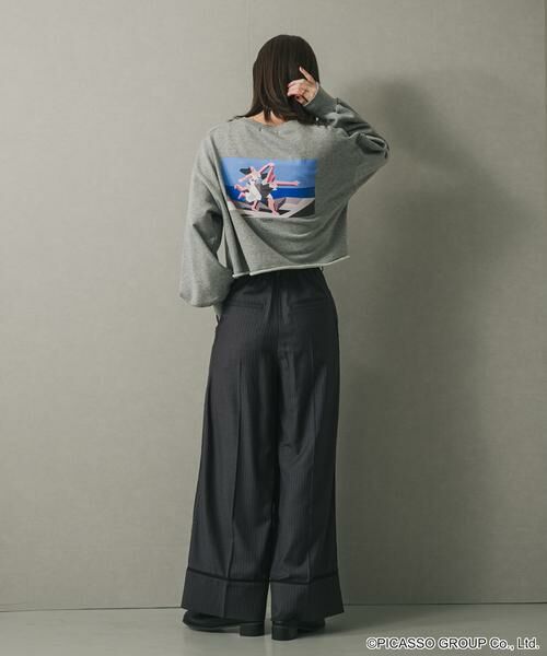 SENSE OF PLACE by URBAN RESEARCH / センスオブプレイス バイ アーバンリサーチ Tシャツ | PICASSOレースアップクロップドトップ | 詳細7