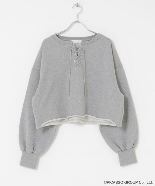 SENSE OF PLACE by URBAN RESEARCH / センスオブプレイス バイ アーバンリサーチ Tシャツ | PICASSOレースアップクロップドトップ | 詳細8