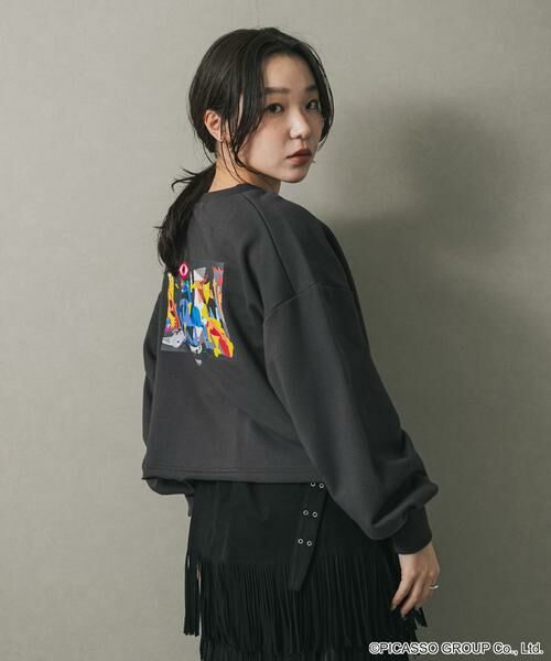 SENSE OF PLACE by URBAN RESEARCH / センスオブプレイス バイ アーバンリサーチ Tシャツ | PICASSOレースアップクロップドトップ | 詳細13