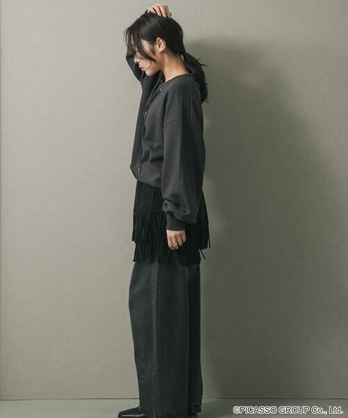 SENSE OF PLACE by URBAN RESEARCH / センスオブプレイス バイ アーバンリサーチ Tシャツ | PICASSOレースアップクロップドトップ | 詳細15