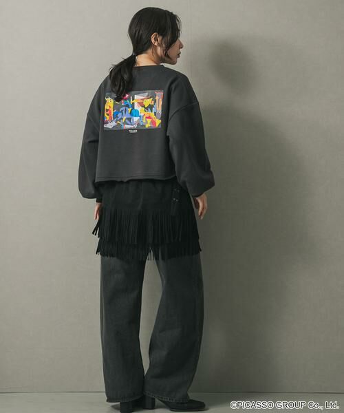 SENSE OF PLACE by URBAN RESEARCH / センスオブプレイス バイ アーバンリサーチ Tシャツ | PICASSOレースアップクロップドトップ | 詳細16