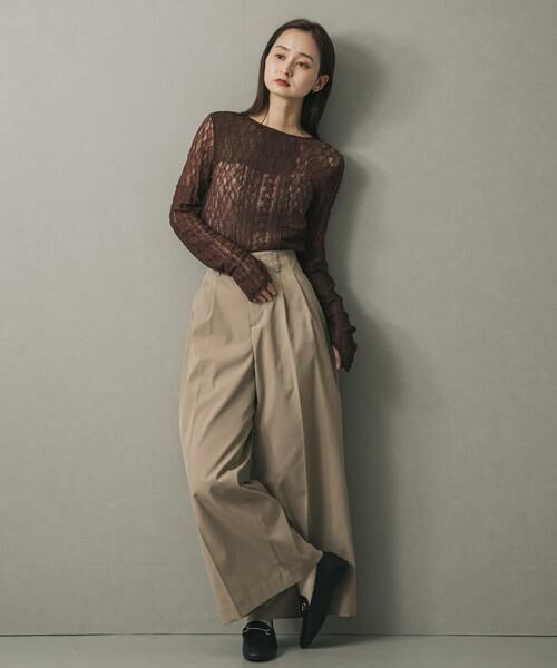 SENSE OF PLACE by URBAN RESEARCH / センスオブプレイス バイ アーバンリサーチ Tシャツ | パッチワークレーストップ | 詳細3