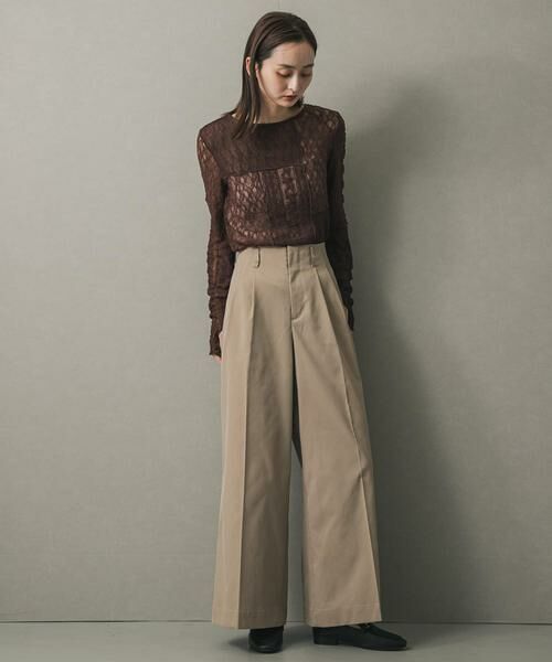 SENSE OF PLACE by URBAN RESEARCH / センスオブプレイス バイ アーバンリサーチ Tシャツ | パッチワークレーストップ | 詳細4