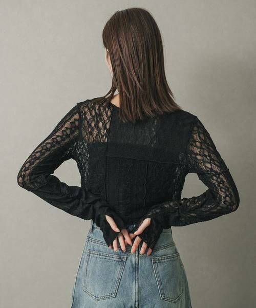 SENSE OF PLACE by URBAN RESEARCH / センスオブプレイス バイ アーバンリサーチ Tシャツ | パッチワークレーストップ | 詳細20