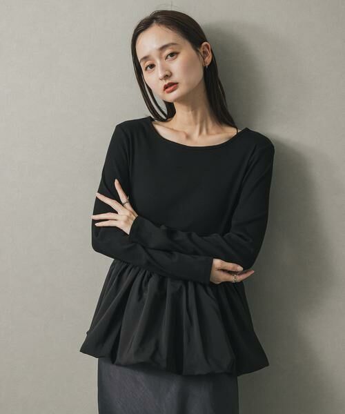 SENSE OF PLACE by URBAN RESEARCH / センスオブプレイス バイ アーバンリサーチ Tシャツ | フリルバルーンコンパクトトップ | 詳細9