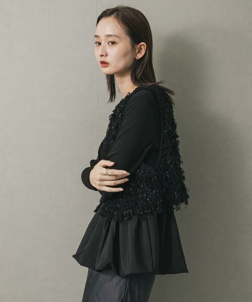 SENSE OF PLACE by URBAN RESEARCH / センスオブプレイス バイ アーバンリサーチ Tシャツ | フリルバルーンコンパクトトップ | 詳細10