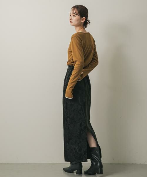 SENSE OF PLACE by URBAN RESEARCH / センスオブプレイス バイ アーバンリサーチ Tシャツ | アシンメトリーリブコンパクトトップ | 詳細5