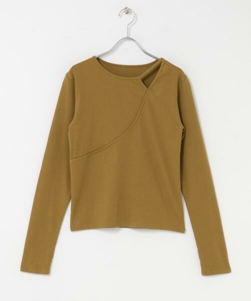 SENSE OF PLACE by URBAN RESEARCH / センスオブプレイス バイ アーバンリサーチ Tシャツ | アシンメトリーリブコンパクトトップ | 詳細6