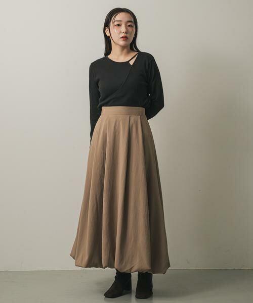 SENSE OF PLACE by URBAN RESEARCH / センスオブプレイス バイ アーバンリサーチ Tシャツ | アシンメトリーリブコンパクトトップ | 詳細19