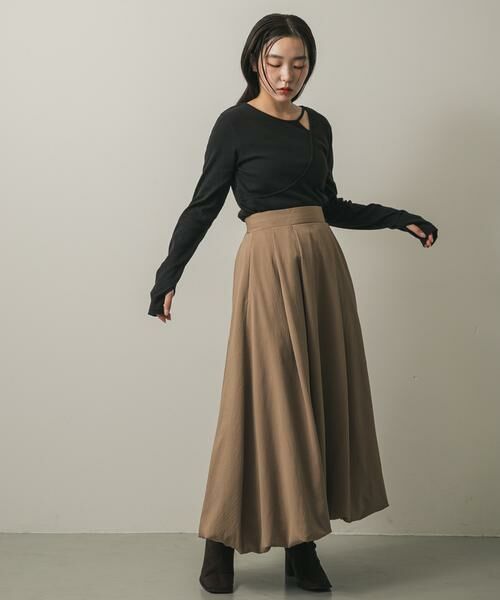 SENSE OF PLACE by URBAN RESEARCH / センスオブプレイス バイ アーバンリサーチ Tシャツ | アシンメトリーリブコンパクトトップ | 詳細20