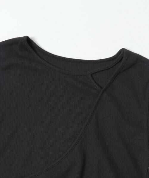 SENSE OF PLACE by URBAN RESEARCH / センスオブプレイス バイ アーバンリサーチ Tシャツ | アシンメトリーリブコンパクトトップ | 詳細22