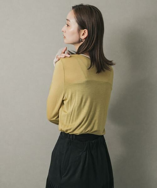 SENSE OF PLACE by URBAN RESEARCH / センスオブプレイス バイ アーバンリサーチ Tシャツ | シアーレイヤードTシャツ | 詳細2