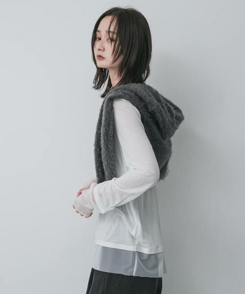 SENSE OF PLACE by URBAN RESEARCH / センスオブプレイス バイ アーバンリサーチ Tシャツ | シアーレイヤードTシャツ | 詳細11