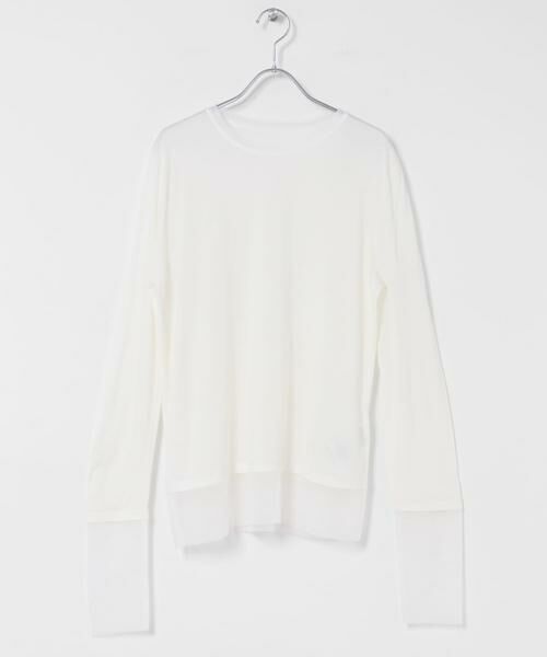 SENSE OF PLACE by URBAN RESEARCH / センスオブプレイス バイ アーバンリサーチ Tシャツ | シアーレイヤードTシャツ | 詳細18