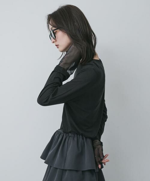 SENSE OF PLACE by URBAN RESEARCH / センスオブプレイス バイ アーバンリサーチ Tシャツ | シアーレイヤードTシャツ | 詳細21