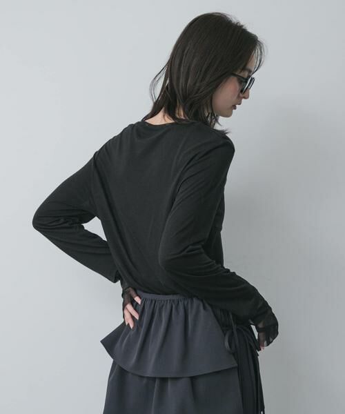 SENSE OF PLACE by URBAN RESEARCH / センスオブプレイス バイ アーバンリサーチ Tシャツ | シアーレイヤードTシャツ | 詳細22