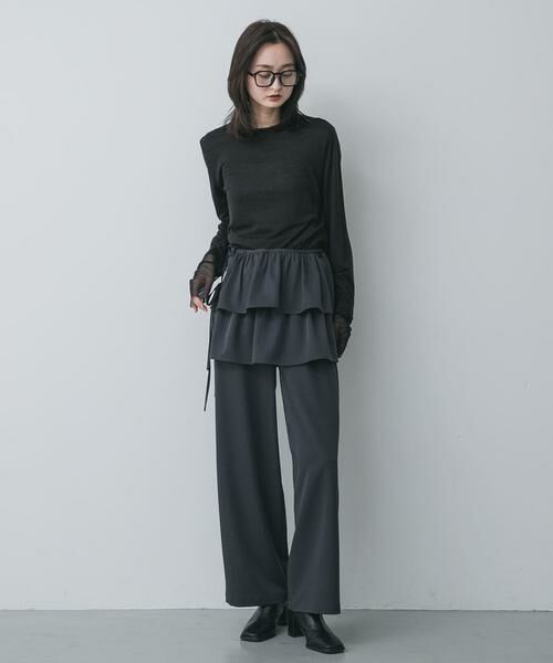 SENSE OF PLACE by URBAN RESEARCH / センスオブプレイス バイ アーバンリサーチ Tシャツ | シアーレイヤードTシャツ | 詳細23