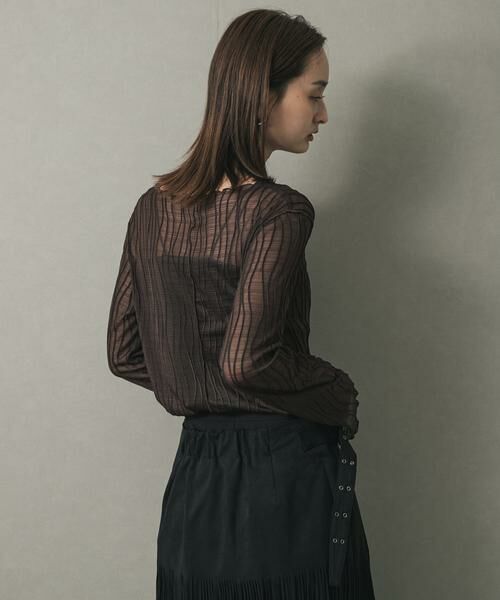 SENSE OF PLACE by URBAN RESEARCH / センスオブプレイス バイ アーバンリサーチ Tシャツ | ウェーブパターンジャガードトップ | 詳細3