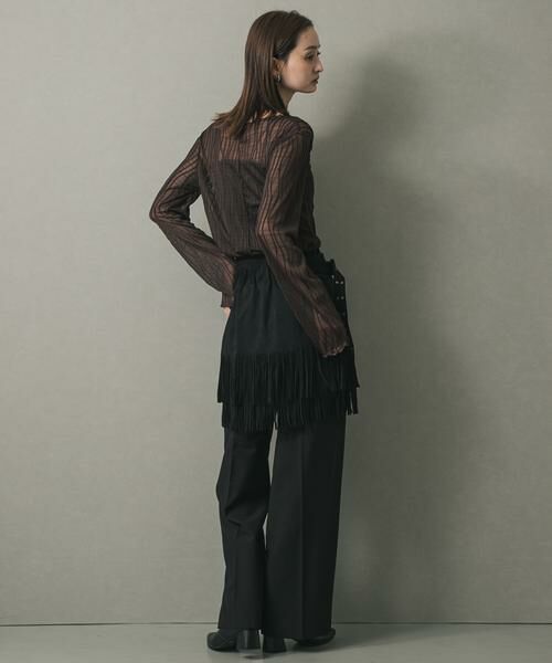 SENSE OF PLACE by URBAN RESEARCH / センスオブプレイス バイ アーバンリサーチ Tシャツ | ウェーブパターンジャガードトップ | 詳細5