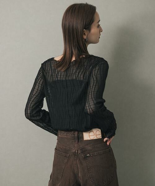SENSE OF PLACE by URBAN RESEARCH / センスオブプレイス バイ アーバンリサーチ Tシャツ | ウェーブパターンジャガードトップ | 詳細18