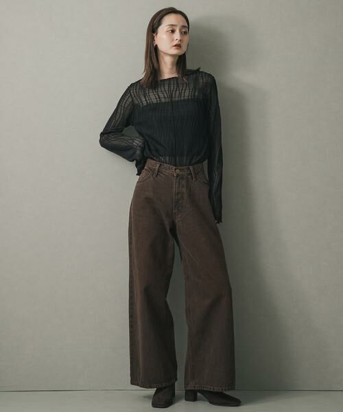 SENSE OF PLACE by URBAN RESEARCH / センスオブプレイス バイ アーバンリサーチ Tシャツ | ウェーブパターンジャガードトップ | 詳細20