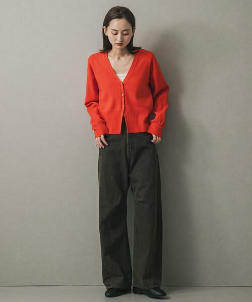 SENSE OF PLACE by URBAN RESEARCH / センスオブプレイス バイ アーバンリサーチ カーディガン・ボレロ | ニュアンスボタンVネックカーディガン | 詳細3