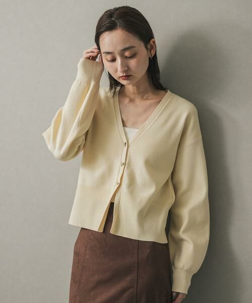 SENSE OF PLACE by URBAN RESEARCH / センスオブプレイス バイ アーバンリサーチ カーディガン・ボレロ | ニュアンスボタンVネックカーディガン | 詳細13