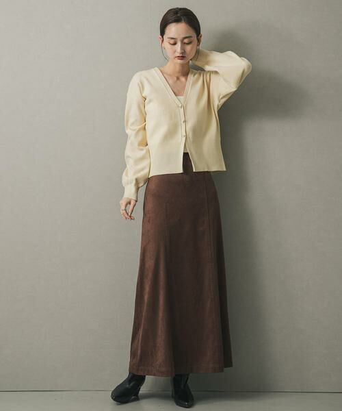 SENSE OF PLACE by URBAN RESEARCH / センスオブプレイス バイ アーバンリサーチ カーディガン・ボレロ | ニュアンスボタンVネックカーディガン | 詳細15