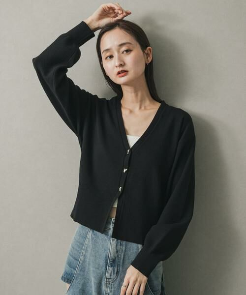 SENSE OF PLACE by URBAN RESEARCH / センスオブプレイス バイ アーバンリサーチ カーディガン・ボレロ | ニュアンスボタンVネックカーディガン | 詳細24