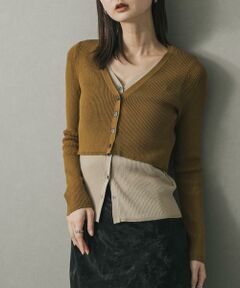 SENSE OF PLACE by URBAN RESEARCH / センスオブプレイス バイ アーバンリサーチ カーディガン・ボレロ | ダブルレイヤードカーディガン