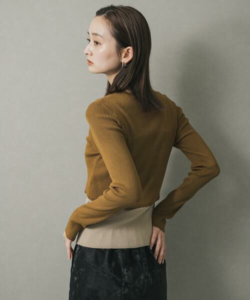 SENSE OF PLACE by URBAN RESEARCH / センスオブプレイス バイ アーバンリサーチ カーディガン・ボレロ | ダブルレイヤードカーディガン | 詳細2