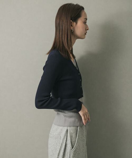 SENSE OF PLACE by URBAN RESEARCH / センスオブプレイス バイ アーバンリサーチ カーディガン・ボレロ | ダブルレイヤードカーディガン | 詳細8